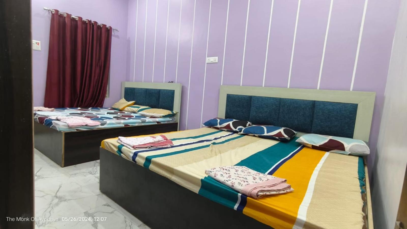 Shree Ayodhya Dham Guest House 300 Meter From Sri Ram Temple Free Pick Up , Drop , Breakfast & Wifi ภายนอก รูปภาพ
